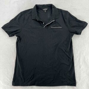 BANANA REPUBLIC Men's Luxe Touch Performance Polo Shirt Black Size Medium